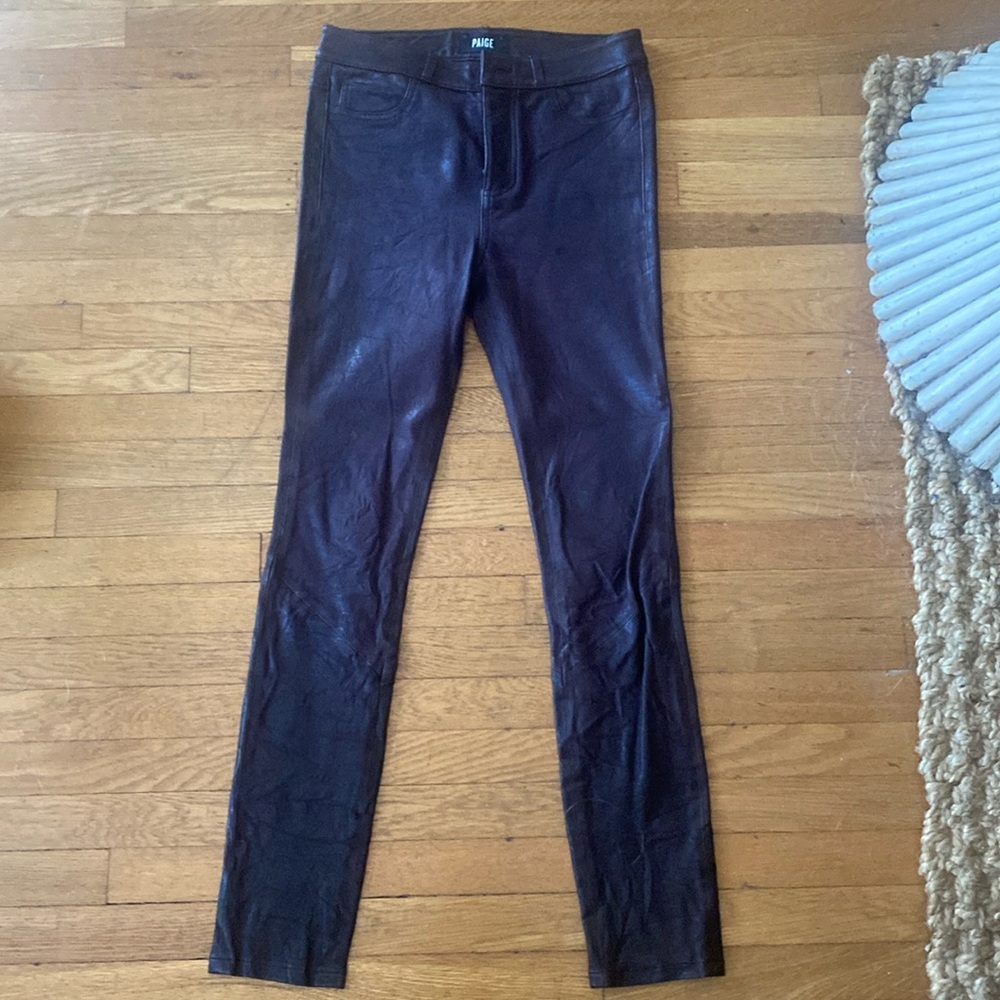 Paige leather pants